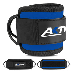 AKTV8 Premium Black Edition Ankle Straps – Heavy Duty Leg Training Support