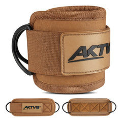 AKTV8 Premium Black Edition Ankle Straps – Heavy Duty Leg Training Support