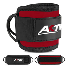 AKTV8 Premium Black Edition Ankle Straps – Heavy Duty Leg Training Support