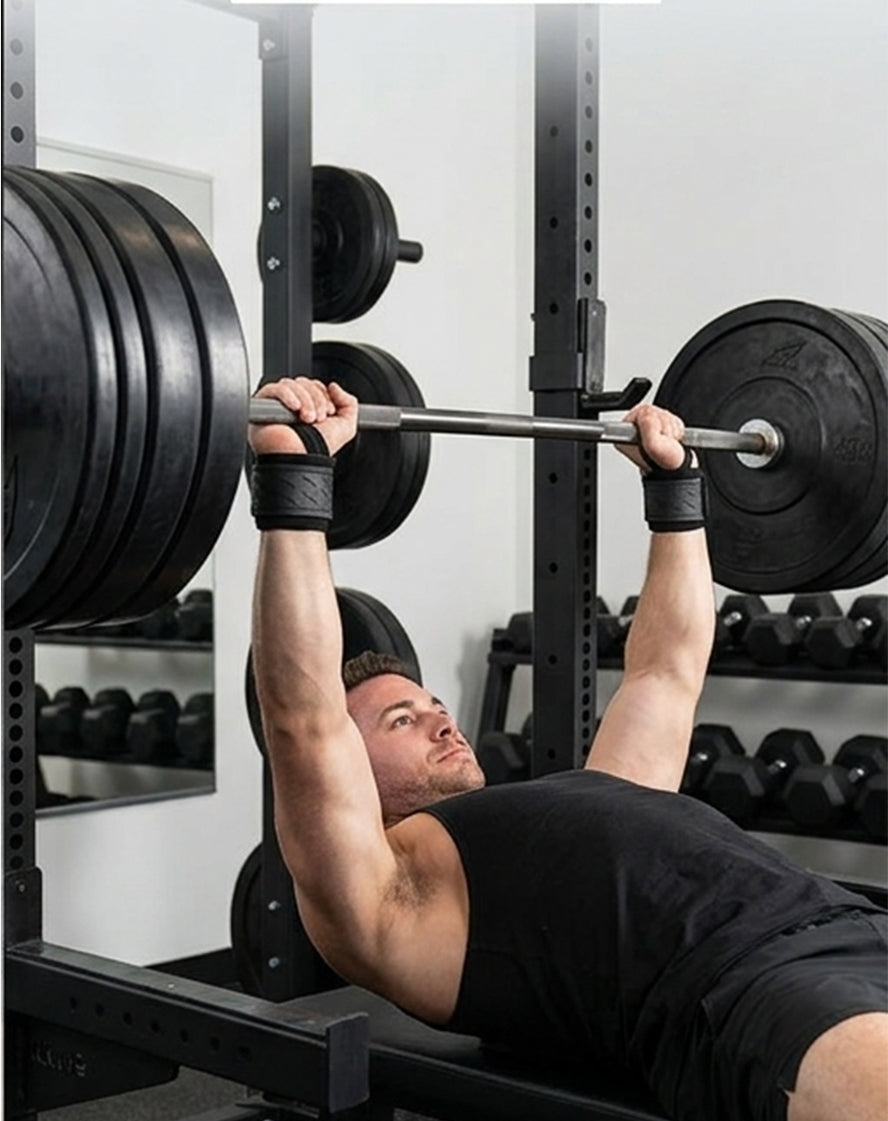 AKTV8 Black Edition PowerLift Combo – Wrist Wraps, Ankle Straps & Lifting Straps
