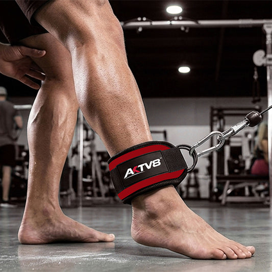 AKTV8 Red Edition Strength Combo – Ankle Straps & Lifting Straps