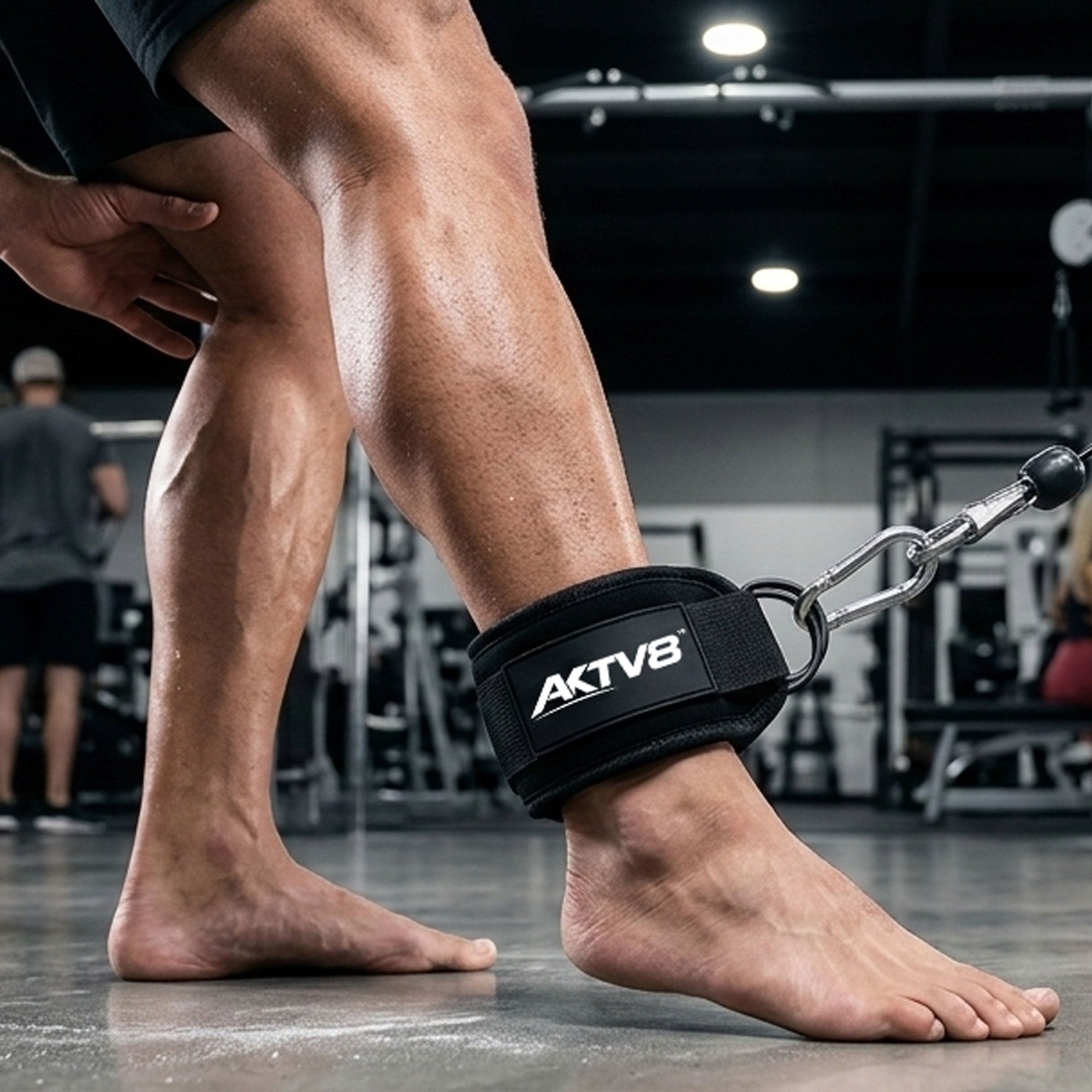 AKTV8 Black Edition Support Combo – Wrist Wraps & Ankle Straps