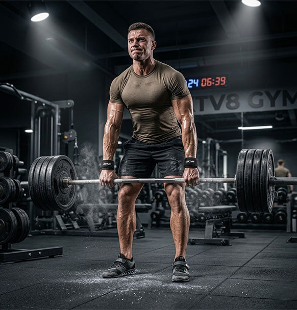 AKTV8 Black Edition Strength Combo – Ankle Straps & Lifting Straps