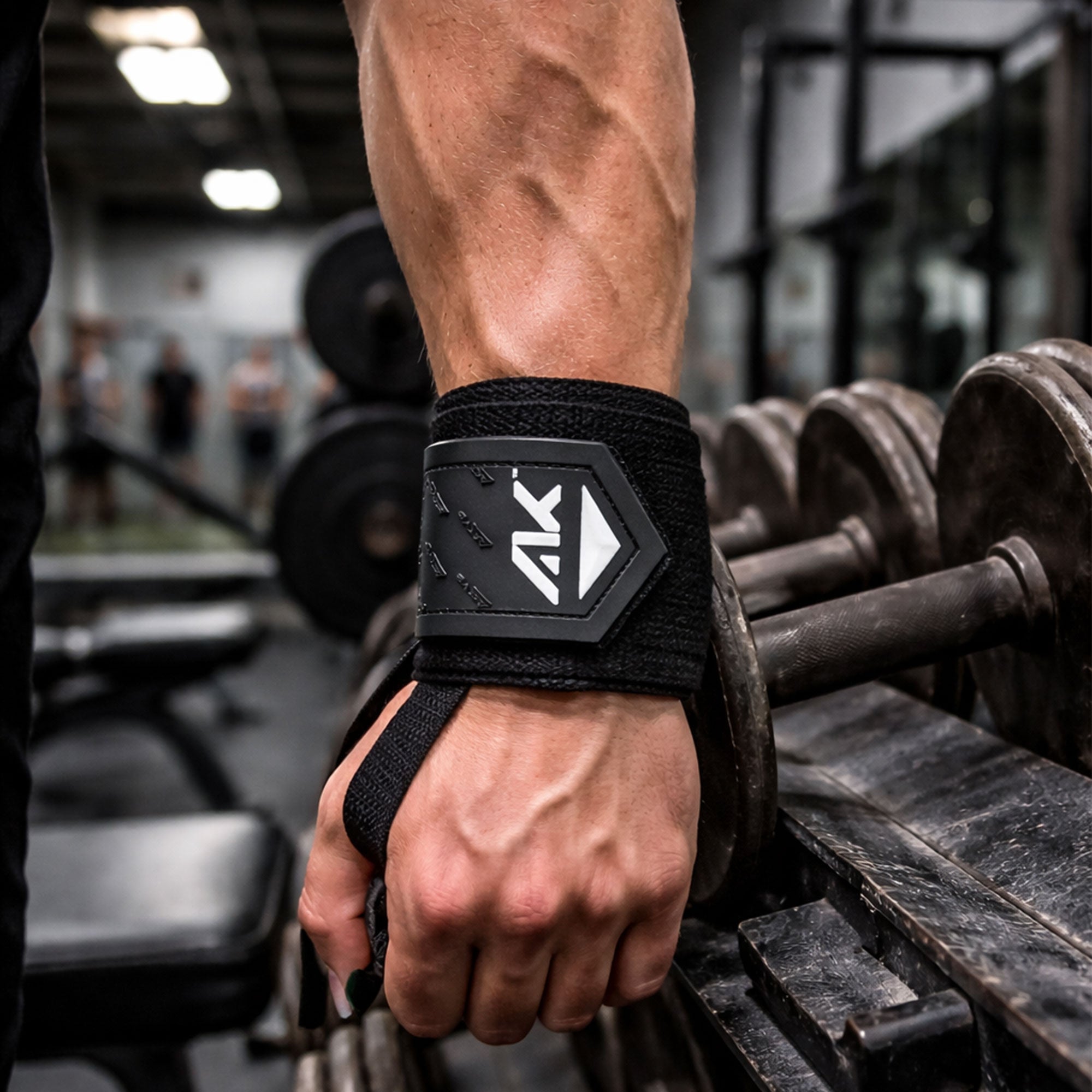 AKTV8 Black Edition PowerLift Combo – Wrist Wraps, Ankle Straps & Lifting Straps