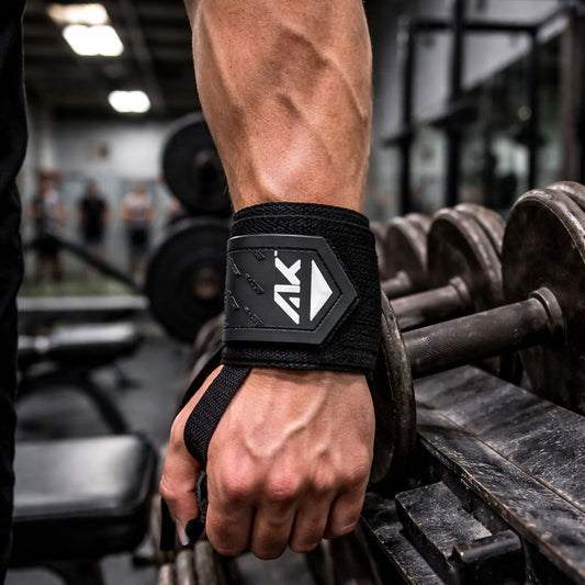 AKTV8 Black Edition Support Combo – Wrist Wraps & Ankle Straps
