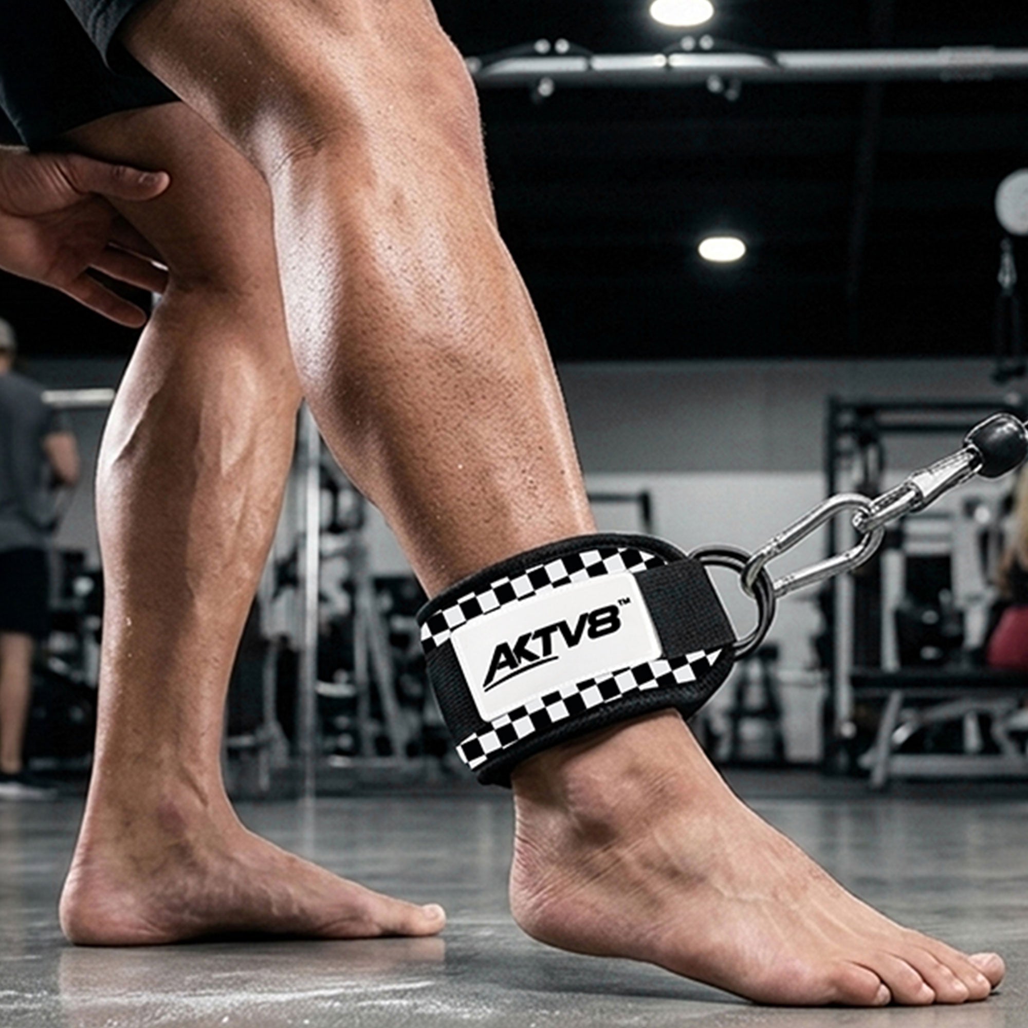 AKTV8 White Edition Support Combo – Wrist Wraps & Ankle Straps