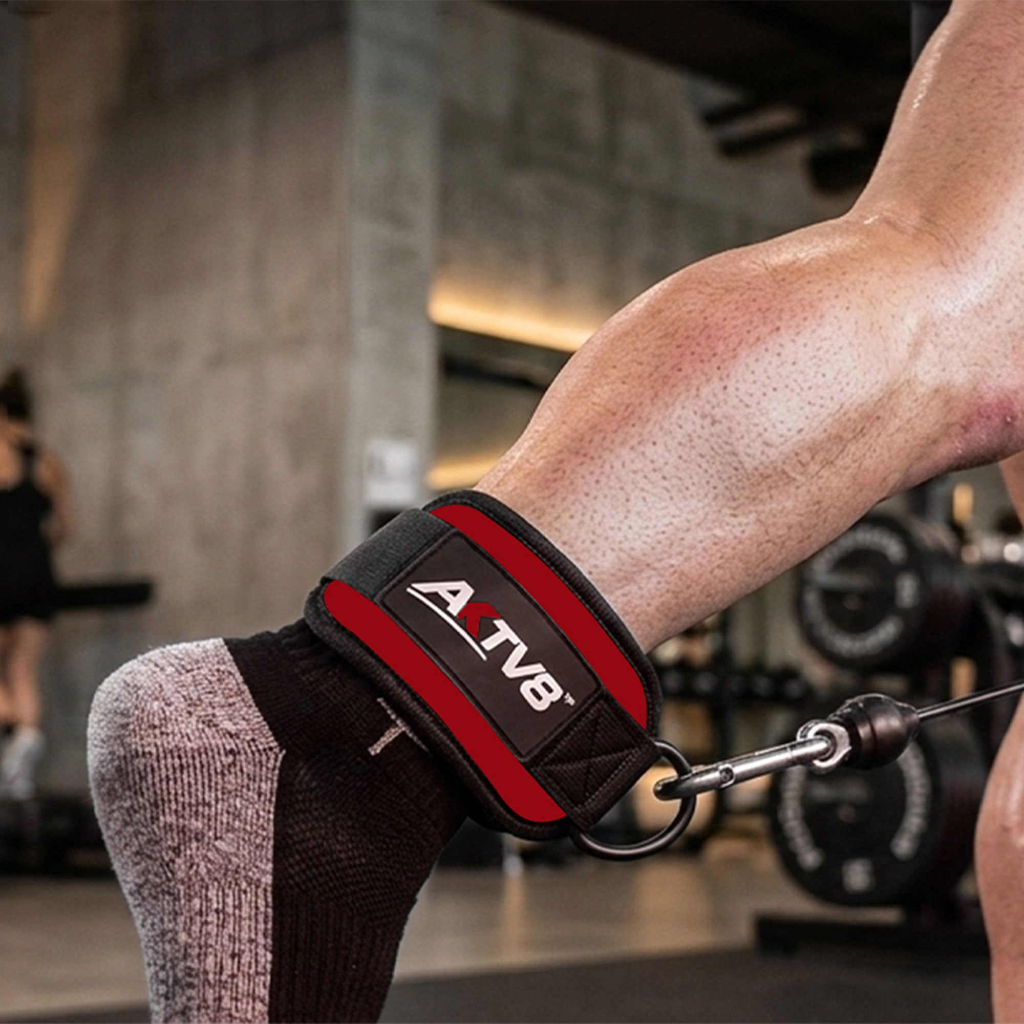 AKTV8 Red Edition Support Combo – Wrist Wraps & Ankle Straps