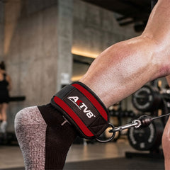 AKTV8 Red Edition Strength Combo – Ankle Straps & Lifting Straps
