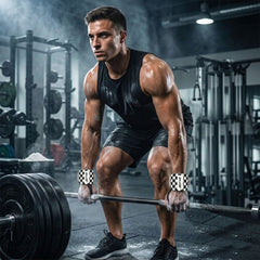 AKTV8 White Edition PowerGrip Combo – Wrist Wraps & Lifting Straps
