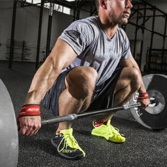 AKTV8 Red & White Edition PowerGrip Combo – Wrist Wraps & Lifting Straps