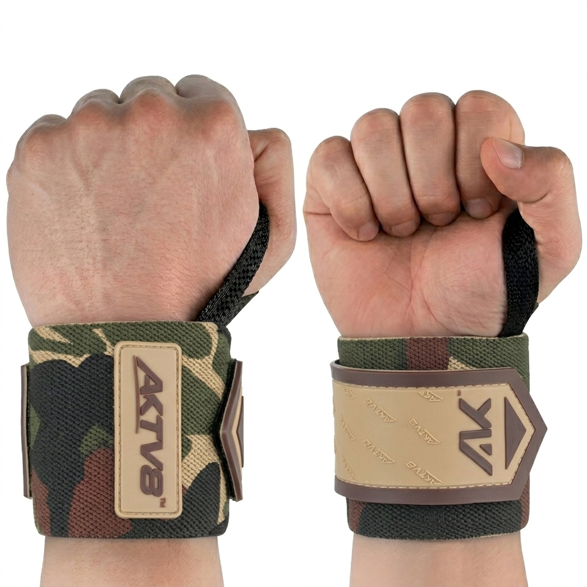 AKTV8 Premium American Edition Wrist Wraps – Heavy Duty Wrist Support